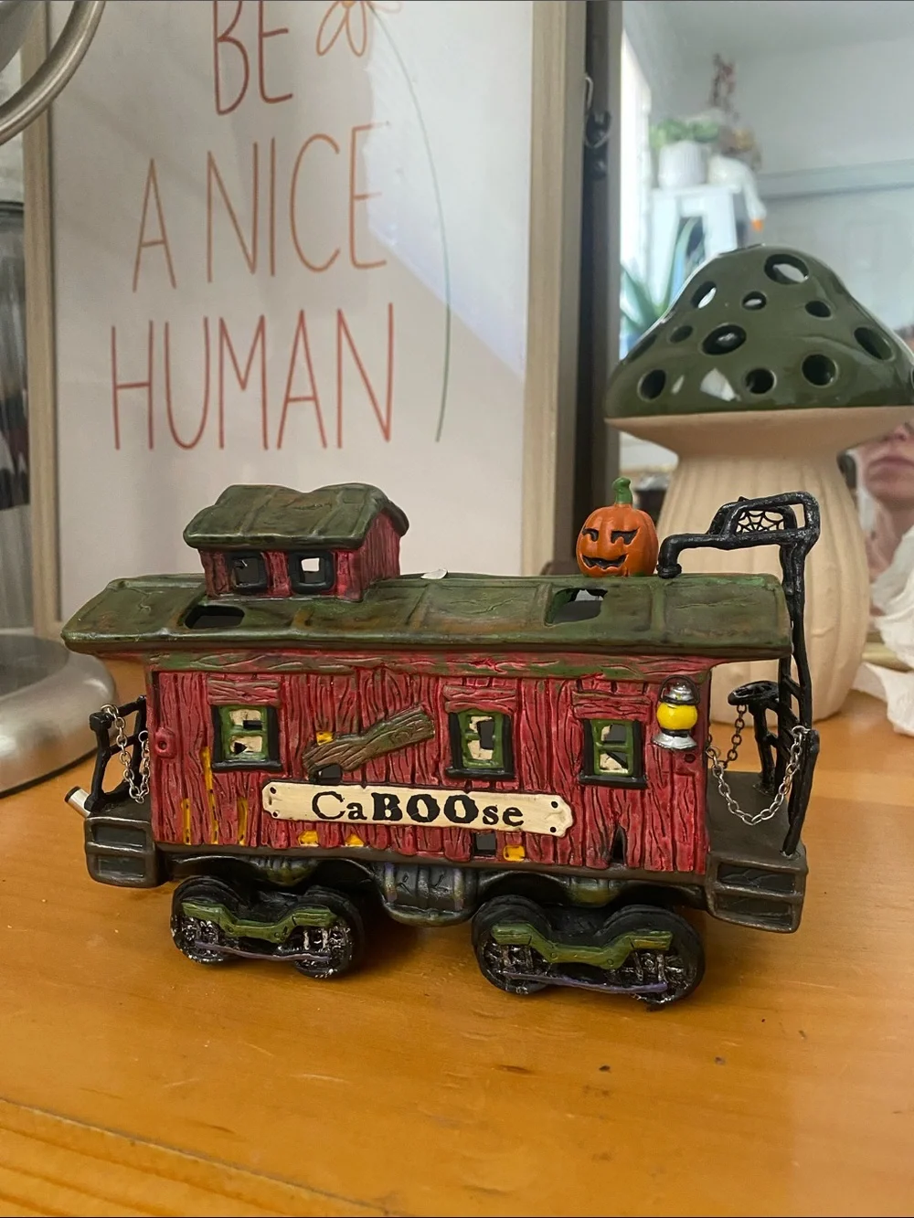 🎃 Department 56 Haunted Rails Caboose Decorative Accent Halloween